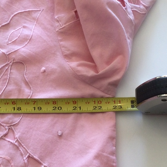 Vintage Pretty Things Long Sleeved Blouse. Embellishments On Front And Sleeves. - Picture 6 of 8